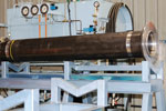 The hydraulic cylinder test rig is fully automated